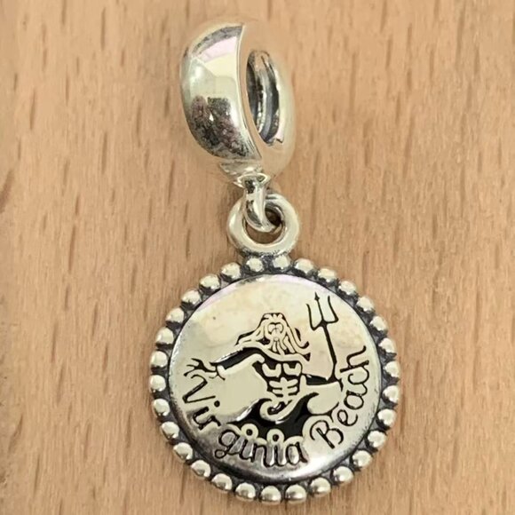 Pandora Jewelry - Pandora Virginia Beach Exclusive Charm, S925 Silver Bracelets